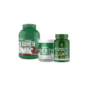 perfect whey creatine vitamine B Tunisie, pack whey 2kg creatine & vitamine B, performance musculation Tunisie, prise de masse musculation Tunisie, whey protein pack Tunisie.