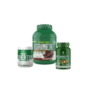 pack prise de masse Tunisie, mass gainer 3kg créatine vitamine B, pack masse performance sport, prise poids énergie et force, gainer + creatine + vitamine B Tunisie.