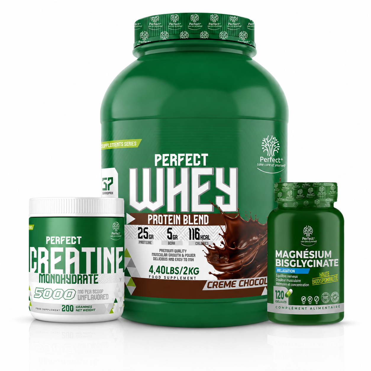 pack whey creatine magnesium Tunisie, meilleur pack musculation Tunisie, whey 2kg creatine magnesium bisglycinate, prise de masse et recuperation sport, pack performance sportif Tunisie.