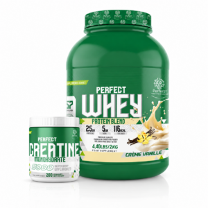 pack whey creatine Tunisie, perfect whey 2kg pack, whey + créatine musculation, prise de masse Tunisie, performance sport Tunisie.