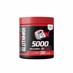 Glutamax L-Glutamine Tunisie, glutamine micronisée American Wolf, récupération musculaire glutamine, acide aminé glutamine sport, soutien immunitaire glutamine Tunisie.