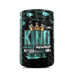 King Stim Free Tunisie, pre workout sans caféine, Real Pharm pre workout 500g, pump endurance focus tunisie, pre workout hydratation musculaire.