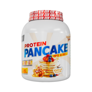 protein pancake Tunisie, GSN Protein Pancake 1kg, pancakes protéinés sport, mélange pancake riche en protéines, petit déjeuner musculation, snack nutritif sport.