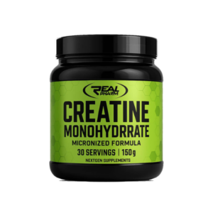 Créatine monohydrate Tunisie, Real Pharm créatine 150g, créatine micronisée performance, supplément force et puissance, créatine récupération et endurance
