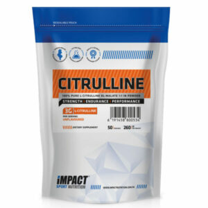 Impact Citrulline Tunisie, L-Citrulline DL-Malate 260 g, supplément pump et endurance, booster performance pré-workout Tunisie, citrulline circulation sanguine sport.