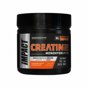 Impact Creatine Monohydrate Tunisie, créatine 100 % pure, créatine performance musculation Tunisie, supplément ATP puissance, créatine micronisée Tunisie.