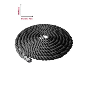 corde ondulatoire crossfit battle rope 9m corde crossfit fitness battle rope entraînement hiit corde fitness musculation tunisie