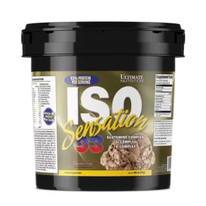 Ultimate Nutrition ISO Sensation 93 Tunisie, isolat protéine whey 2.27 kg, whey isolate récupération musculaire, protéines hautement assimilables Tunisie, EAA BCAA whey isolate. proteine tunis