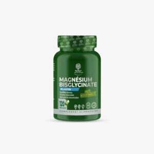 magnésium bisglycinate Tunisie, supplément magnésium absorbable, magnésium récupération musculaire, magnésium système nerveux, Perfect Nutrition magnésium 120 capsules.
