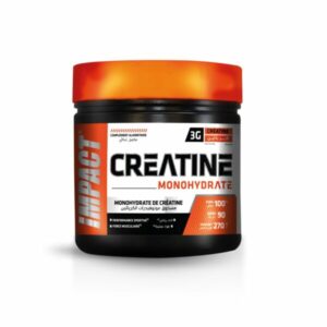 Impact Creatine Monohydrate Tunisie, créatine 100 % pure, créatine performance musculation Tunisie, supplément ATP puissance, créatine micronisée Tunisie. proteine