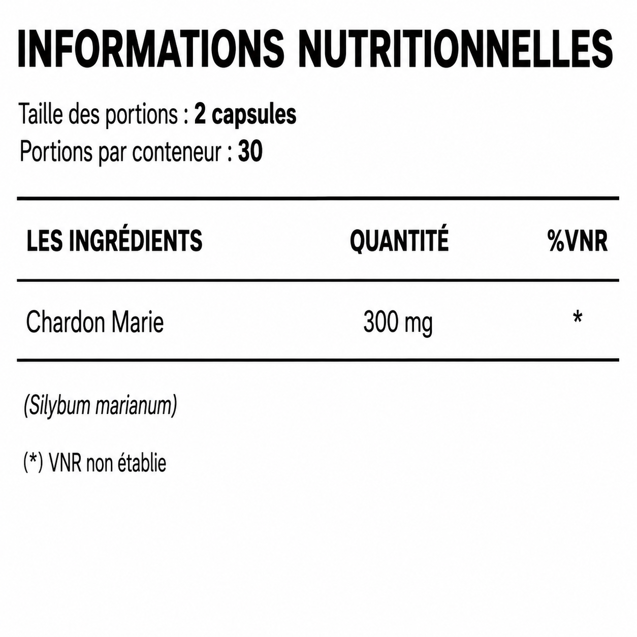 compléments alimentaires tunis tunisie chardon marie