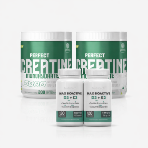 2X Creatine 200G P.N. + 2X D3+K2 120 Caps N.T.