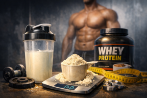 Combien de Whey par Jour ? Dosage Exact selon ton Poids (Guide Tunisie 2026)