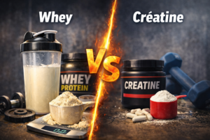 Whey vs Créatine : Que Choisir en Tunisie ? (Guide complet 2026)