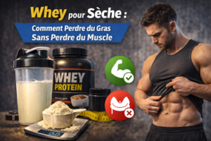 Whey pour Sèche : Comment Perdre du Gras Sans Perdre du Muscle (Guide Tunisie 2026)