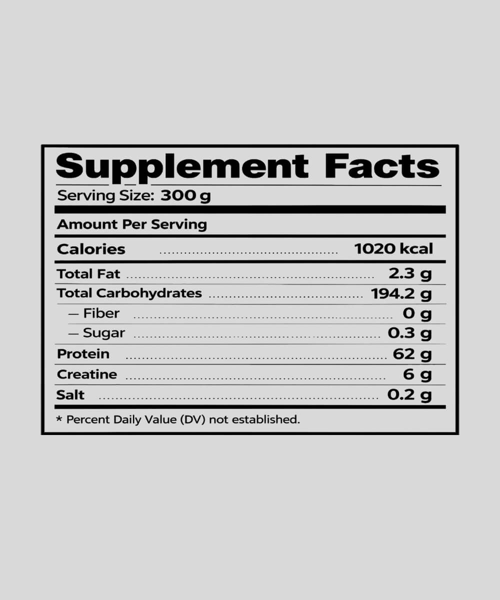 Pro Mass Gainer - 3Kg - Physique Nutrition USA – Image 3
