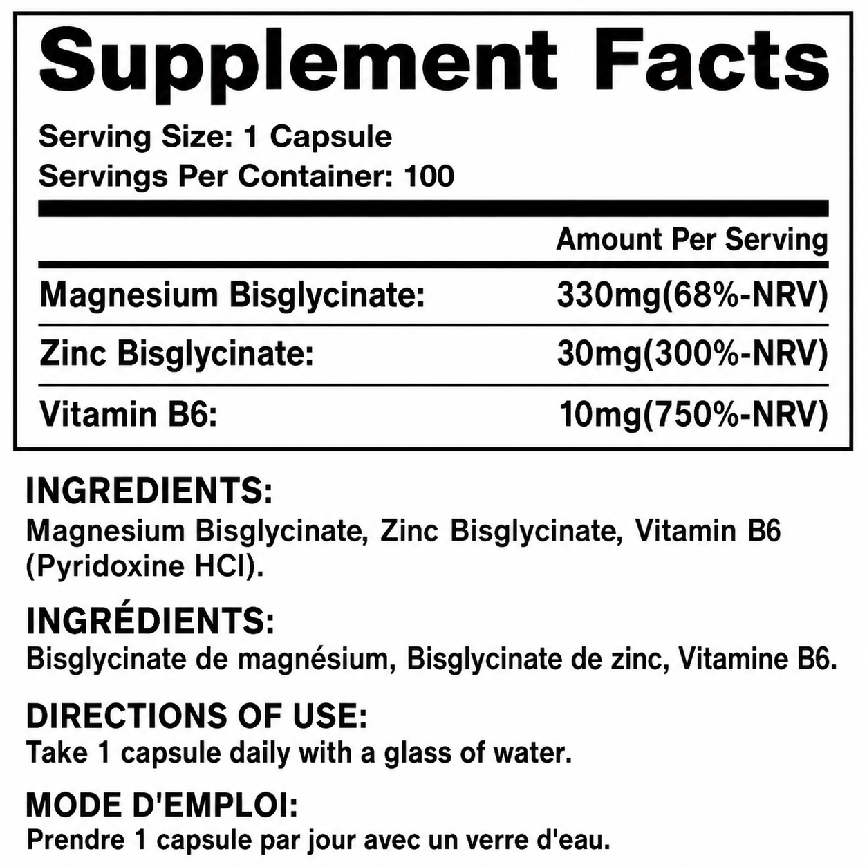 ZMA Pro - 100 Caps - GSN – Image 2