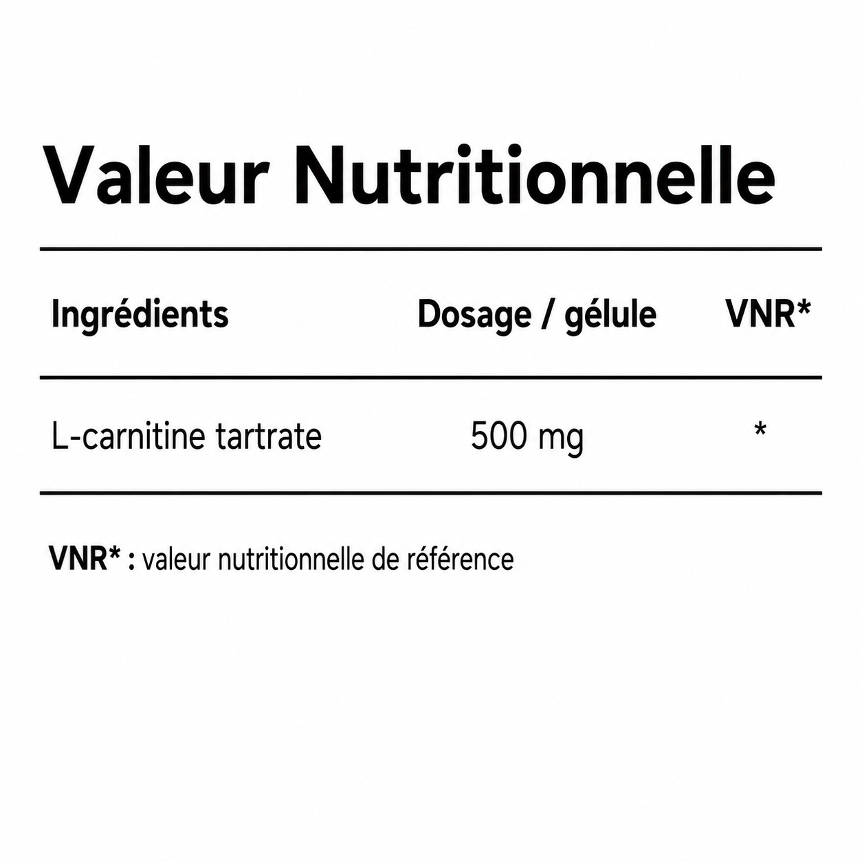 carnitine tunisie compléments alimentaire tunis