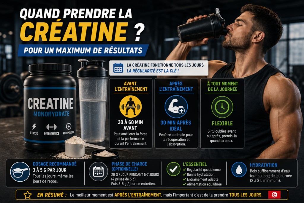 quand prendre la créatine