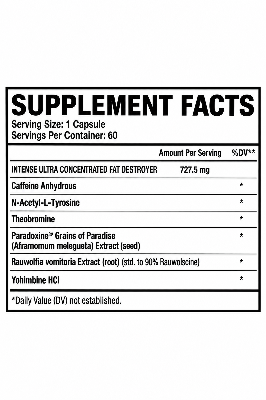 Lipo 6 Intense Ultra Concentrate 60 Caps Nx. + Zinc Bisglycinate 120 Caps + Magnesium Bisglycinate 120 Caps P.N. – Image 2